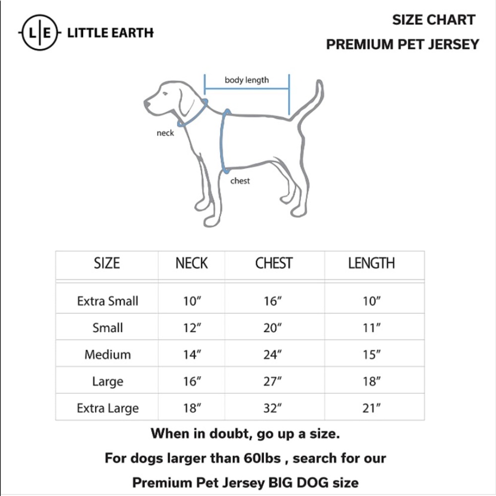 Littlearth NFL Unisex-Adult Premium Pet Jersey - Picture 4 of 4